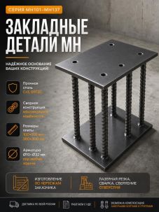 Закладные детали по сериям и чертежам