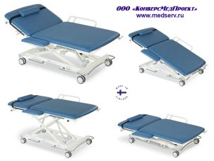 Стол для осмотра бариатрических пациентов 4040XL, Lojer, Финляндия