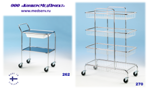 Тележки медицинские Lojer