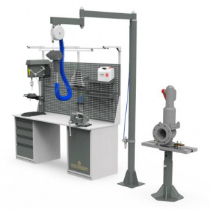 Рабочее место для разборки и сборки предохранительных клапанов ПОБЕДИТ-РМ-ППК