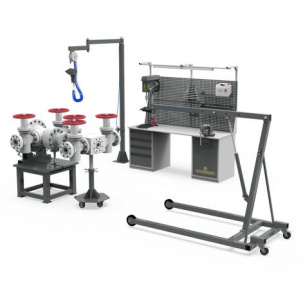 Рабочее место для разборки и сборки устьевой арматуры типа АФК, АНК ПОБЕДИТ-РМ-АФК