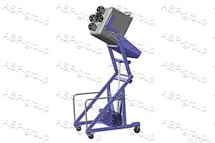 Подъемник передвижной-гидравлический опрокидывающий