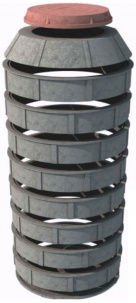 Сборные колодцы / кессоны /септики полимерпесчаные