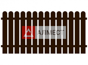 Штакетник пластиковый 20х110х1000 цветной