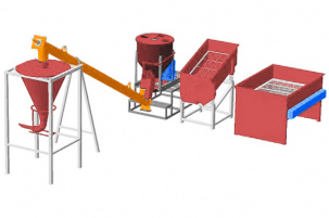 Линия для производства сухих строительных смесей, производительностью 5 тонн в смену МЗ-5Т