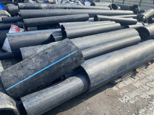Отходы полиэтиленовой газовой трубы ПНД