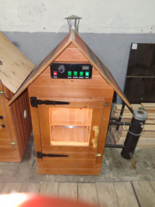 Деревянная экологически чистая коптильня