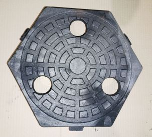 Плитка чугунная для промышленных полов