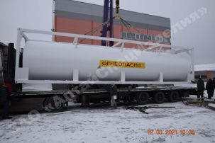 Резервуары горизонтальные  надземные стальные