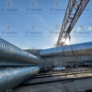 Дренажные спиральновитые трубы