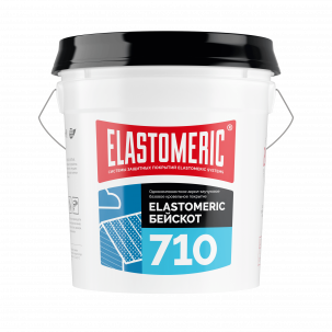 Базовое акриловое гидроизоляционное покрытие ELASTOMERIC - 710 BASE COAT (ведро 20 кг)