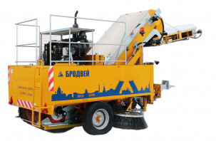 Прицеп подметально-уборочного элеваторного типа Бродвей