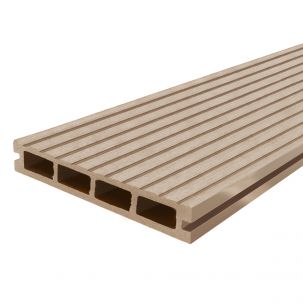 Доска террасная из МПК ARTE 22х140х3000 светлая вельвет 