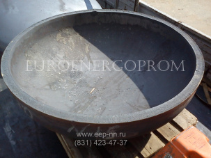 Днища эллиптические ГОСТ 6533-78, торосферические, сферические, плоские в наличии и под заказ