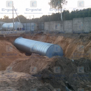 Ливневые резервуары для сбора осадков