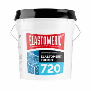 Финишное акриловое гидроизоляционное покрытие ELASTOMERIC - 720 TOP COAT (ведро 20 кг)