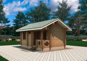 Дом из бруса "Гея"