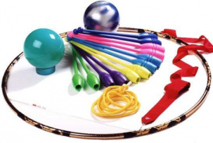 Инвентарь для гимнастики (палка, доска для вращения)