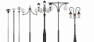 Парковые опоры освещения