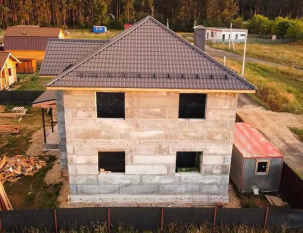 Домокомплект из полистиролбетона панели крупноформатные паз-гребень