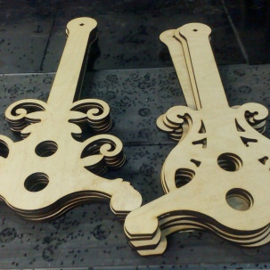 Лазерная резка оргстекла