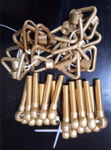 Латунные судовые болты барашки