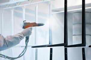 Покраска металлических изделий