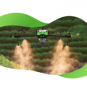 Обработка полей агродронами