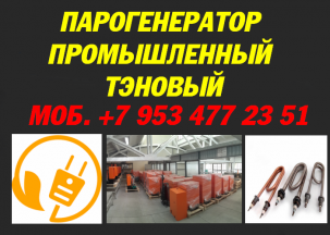 Парогенератор тэновый промышленный