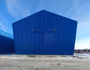 Быстровозводимый склад из металлокаркаса