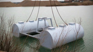 Стальные понтоны