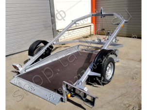 Прицеп с опускающейся платформой до 750 кг