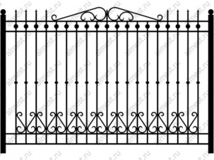 Заборы кованые