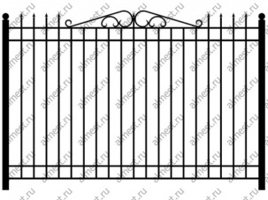 Секционные заборы из профиля