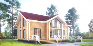 Дом из бруса "Селена"