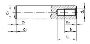 Штифт установочный ГОСТ 12207-79