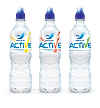 Вода со вкусом любимых фруктов и ягод Лебёдушка ACTIVE без газа SportLock