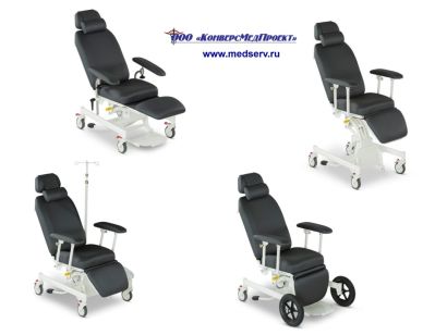 Кресло медицинское для забора крови 6801, Lojer, Финляндия 