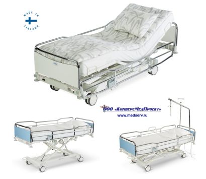 Медицинская функциональная кровать c электроприводом ScanAfia XS, Lojer, Финляндия