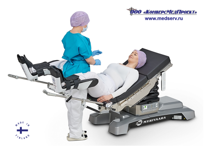 Опоры для ног с пневмоприводом для урологии, гинекологии, проктологии для операционных столов