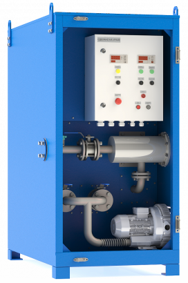 Установка для нагрева и сушки воздуха СУХ-150К (Суховей, Циклон)