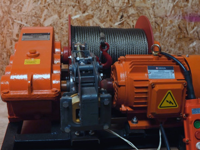  Электрическая лебёдка СибТаль, модель JM, 1Т*120М (с канатом)