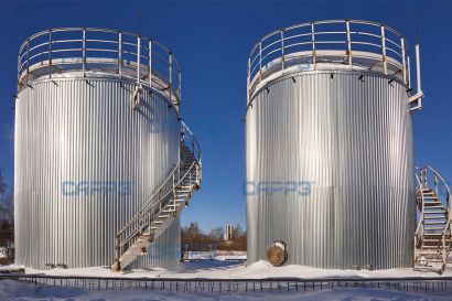 Резервуары из нержавеющей стали от завода САРРЗ объемом до 50 000 м³