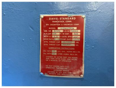 Одношнековый экструдер Davis Standard 150 мм 60IN60TPIH