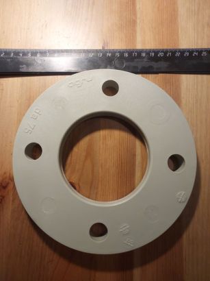 Фланец накидной Agru ANSI (стальной сердечник, 75 - 2 1/2" – MOP 16 bar) PP-FRP grey