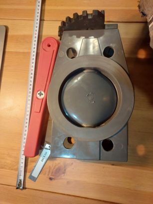 Кран-бабочка Praher S4 PVC DN125 d140 PN10 122001 
