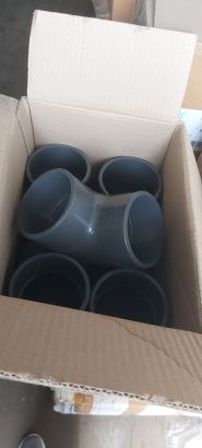 Колено 90°, d75, PVC-U метрическое, +GF+