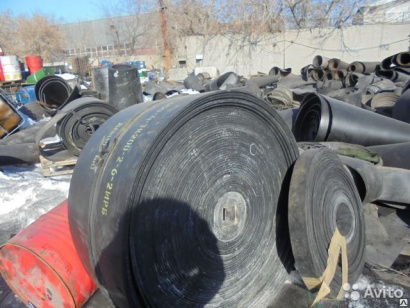 Транспортёрная, конвейерная лента резинотканевая и резинотросовая