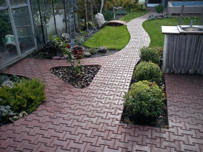 Полимерпесчаная тротуарная плитка