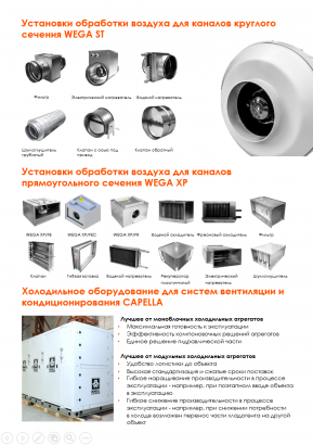 Вентиляционное и холодильное оборудование от компании Schwank